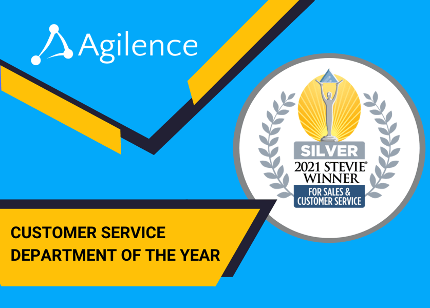Agilence Awarded Fourth Consecutive Customer Service Department of the Year Stevie Award