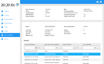 20/20 Rx Fill events
