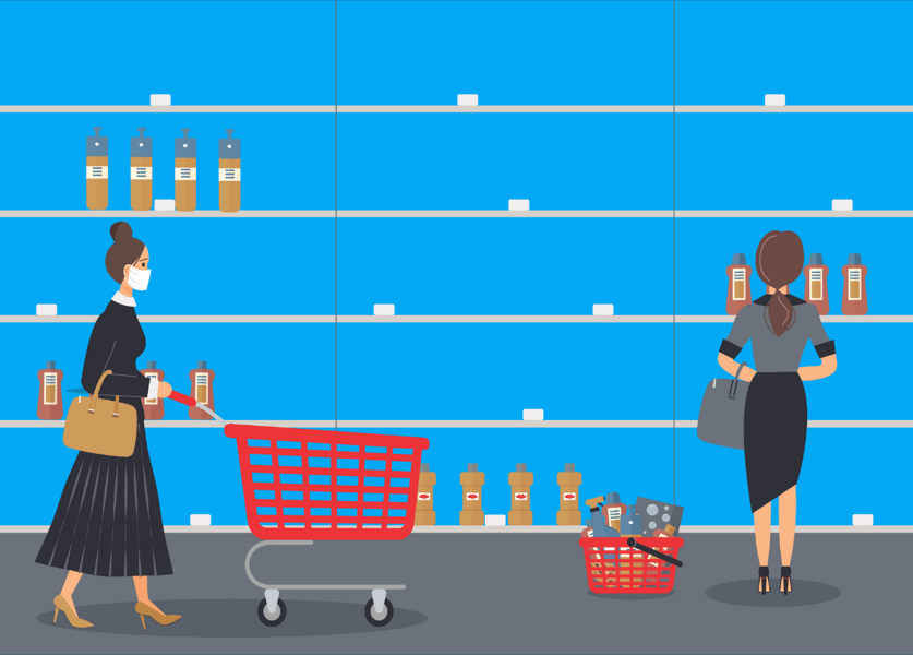 The Pressure to Replenish Grocery Inventory during COVID-19